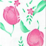 พลาสติกปูโต๊ะ KI016-ชมพู