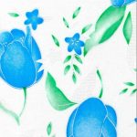 พลาสติกปูโต๊ะ KI016-ฟ้า